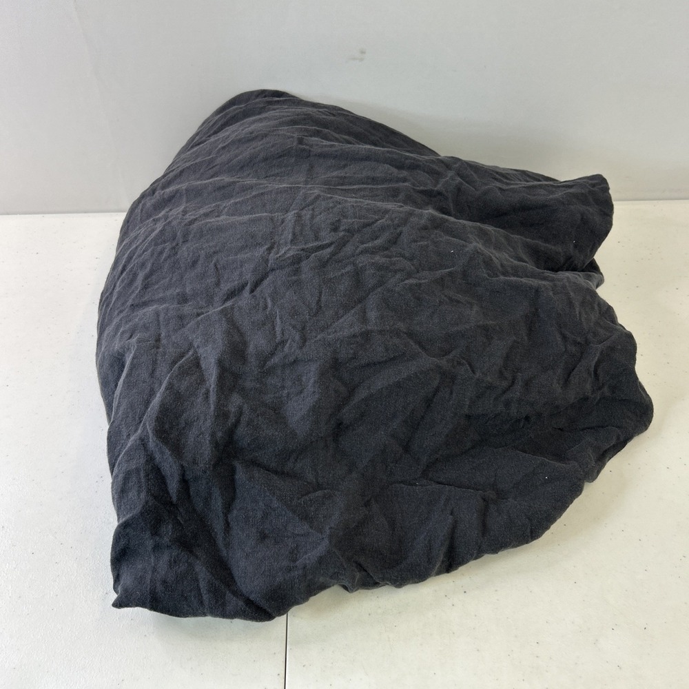 Parachute 100% Linen King Fitted Sheet only Dark Gray Green Minimalist